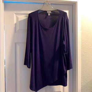 Travelers by Chico’s Gorgeous Purple Tunic flowy comfy